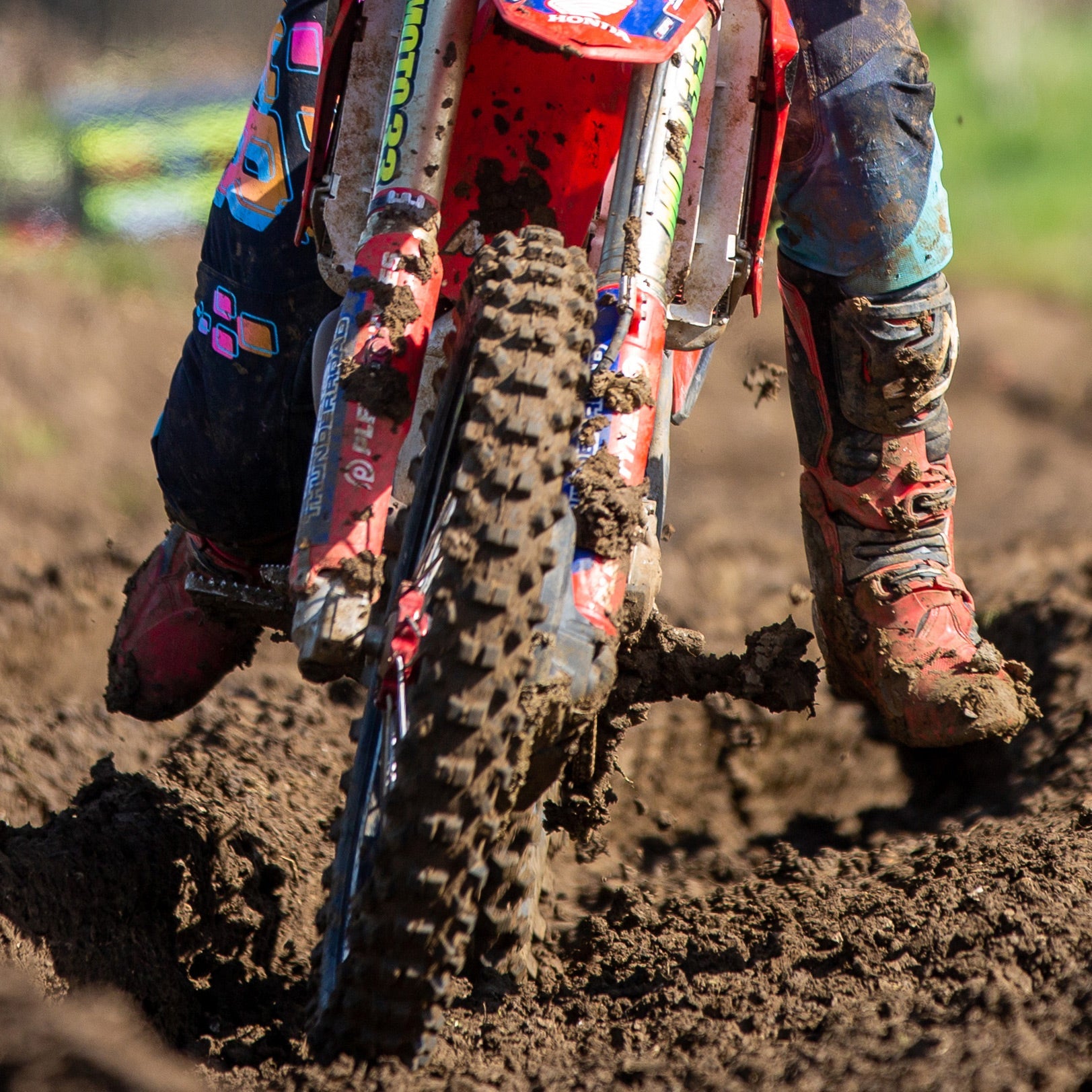 Plews Tyres - MX3 FOXHILLS GP - Hard Pack Motocross Front Tire