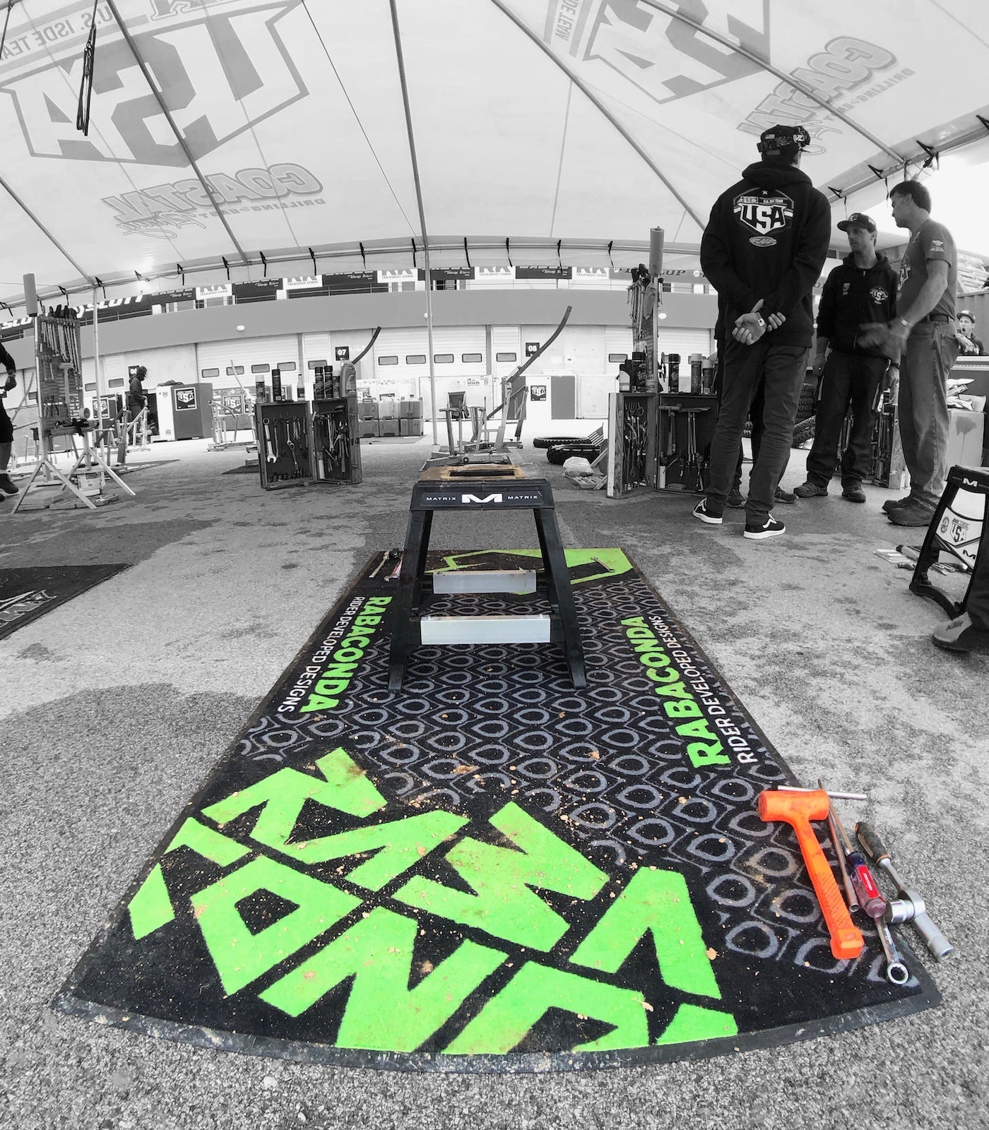 Motorcycle Pit Mat (6.6' x 3.3')